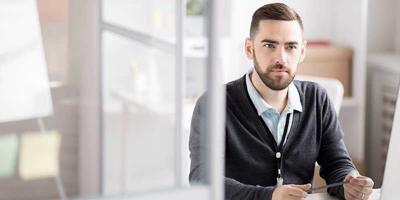 businessman choosing advanced diploma not degree